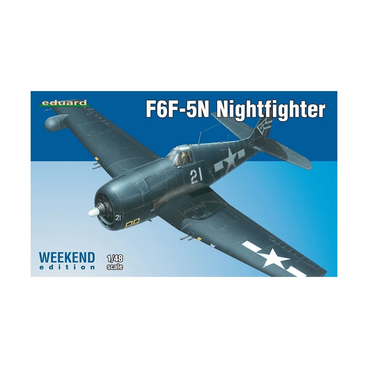 F6F-5N Nightfighter Weekend Edition - Eduard Plastic Kits 84133