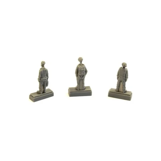 WWII US bomber pilot and two gunners, 1/72 - CMK 129-F72339