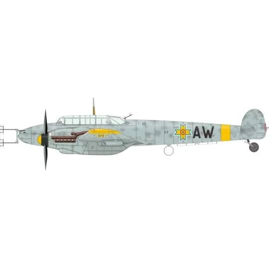 Bf 110F Nachtjäger for Weekend, 1/48 - Eduard Plastic Kits 84145