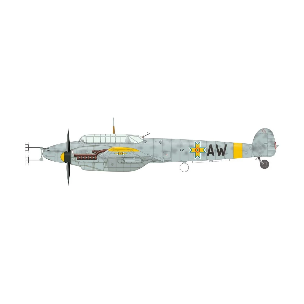 Bf 110F Nachtjäger for Weekend, 1/48 - Eduard Plastic Kits 84145