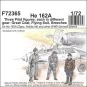He 162-Three Pilot figures, each i.different gear:Great Coat, Flyin...