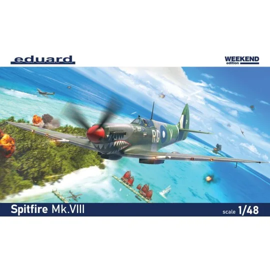 Spitfire Mk.VIII Weekend edition - Eduard Plastic Kits 84154
