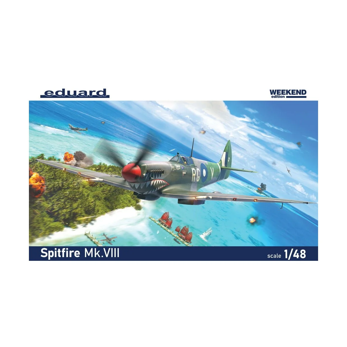 Spitfire Mk.VIII Weekend edition - Eduard Plastic Kits 84154