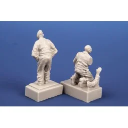 German He 162A Mechanics (2 pcs.), 1/72 - CMK 129-F72372 2