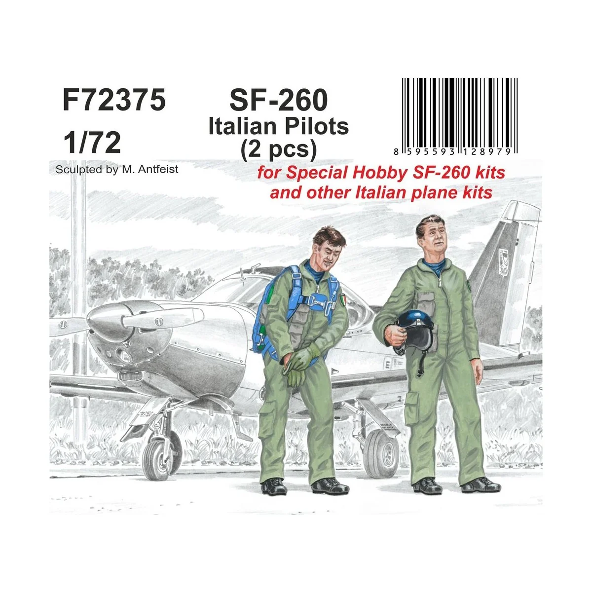 SF-260 Italian Pilots, 1/72 - CMK 129-F72375
