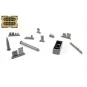 U-Boot IX Bow Torpedo w/Loading Winch and Cart, for Revell kit, 1/7...
