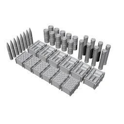 U-Boot VII-IX Ammo and Food Supplies, for Revell, 1/72 - CMK 129-N7... 2