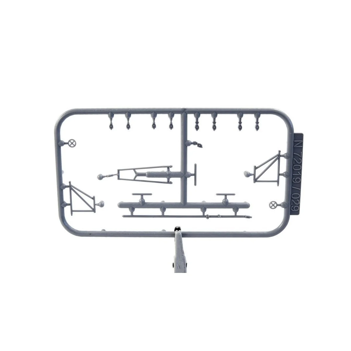 U-Boot IX Stern Torpedo w/Loading Winch and Cart, for Revell kit, 1...