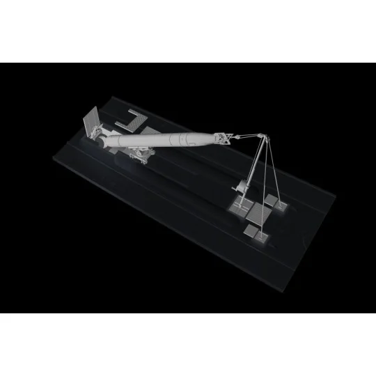 U-Boot IX Stern Torpedo w/Loading Winch and Cart, for Revell kit, 1...