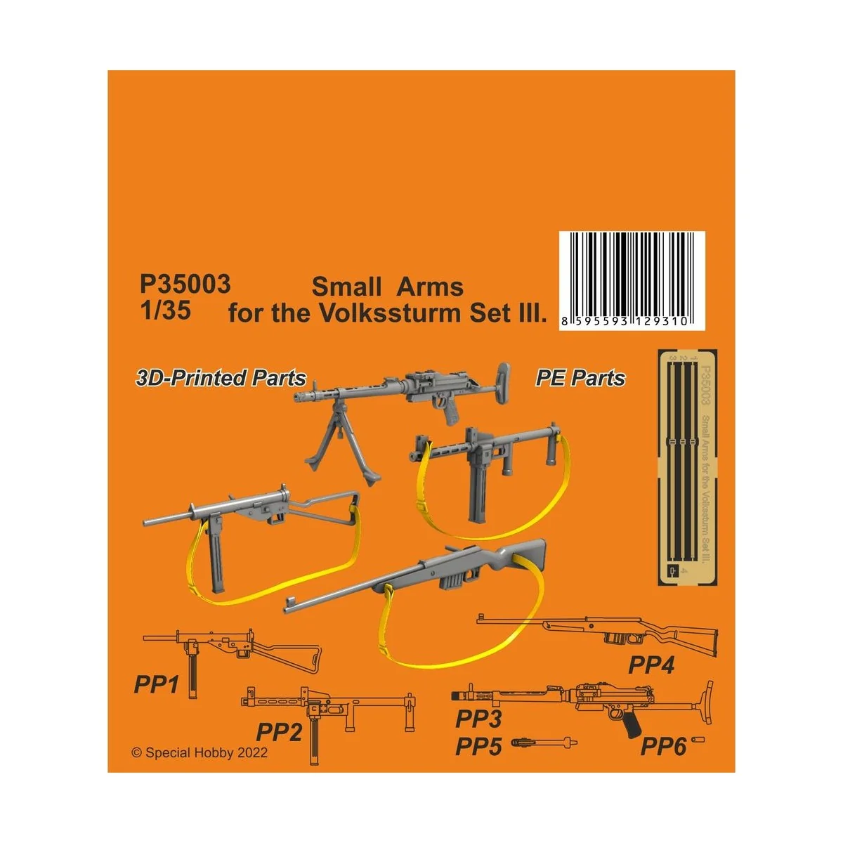 Small Arms for the Volkssturm Set III., 1/35 - CMK 129-P35003