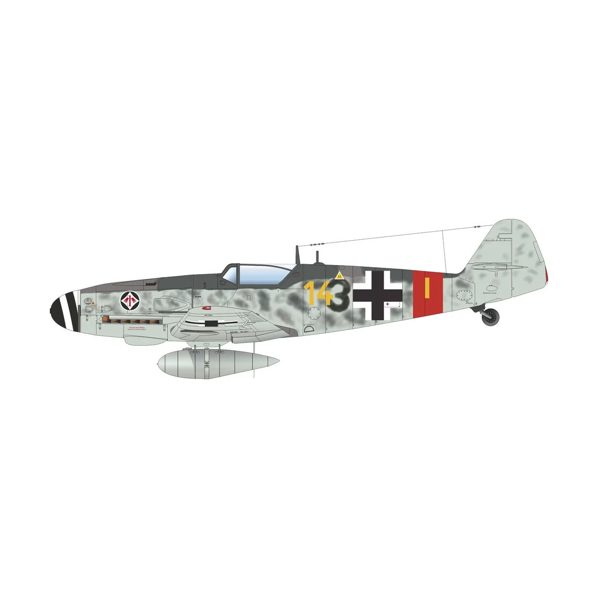 Bf 109G-6/AS, Weekend Edition, 1/48 - Eduard Plastic Kits 84169