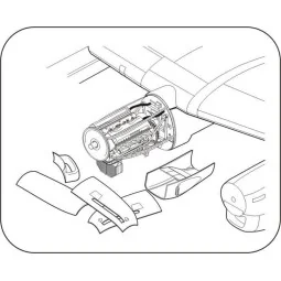 Avro Lancaster Mk.I/III-Engine set f.Air, 1/72 - CMK 129-7288 2