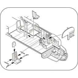 Avro Lancaster MkI/III-Interior set f.Ai, 1/72 - CMK 129-7287 2