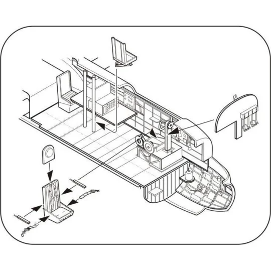Avro Lancaster MkI/III-Interior set f.Ai, 1/72 - CMK 129-7287