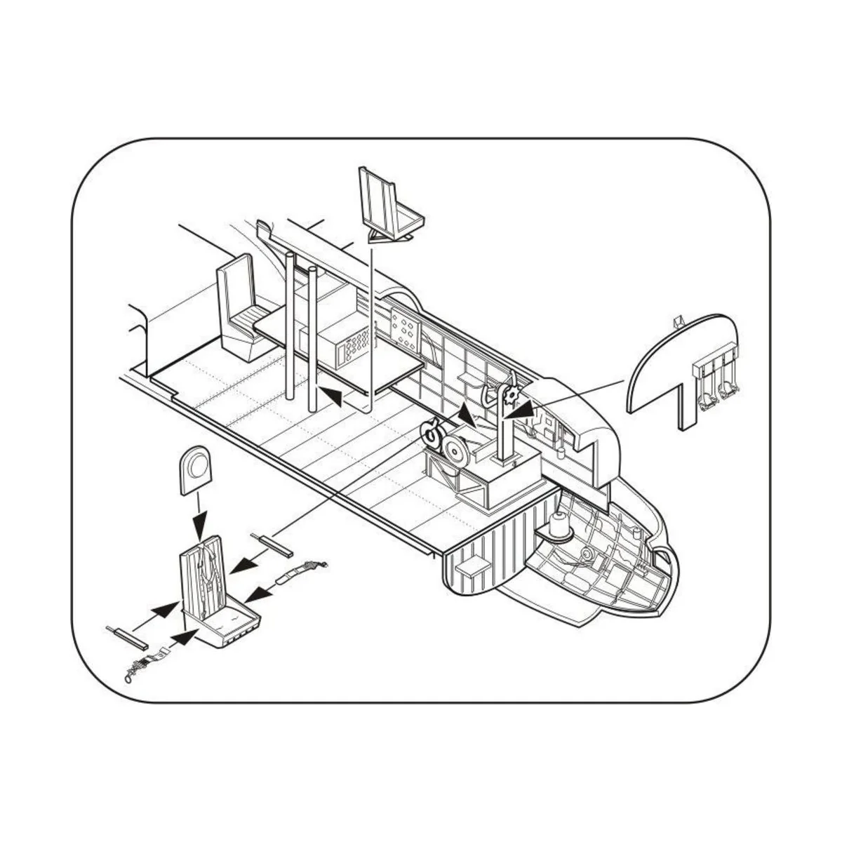 Avro Lancaster MkI/III-Interior set f.Ai, 1/72 - CMK 129-7287