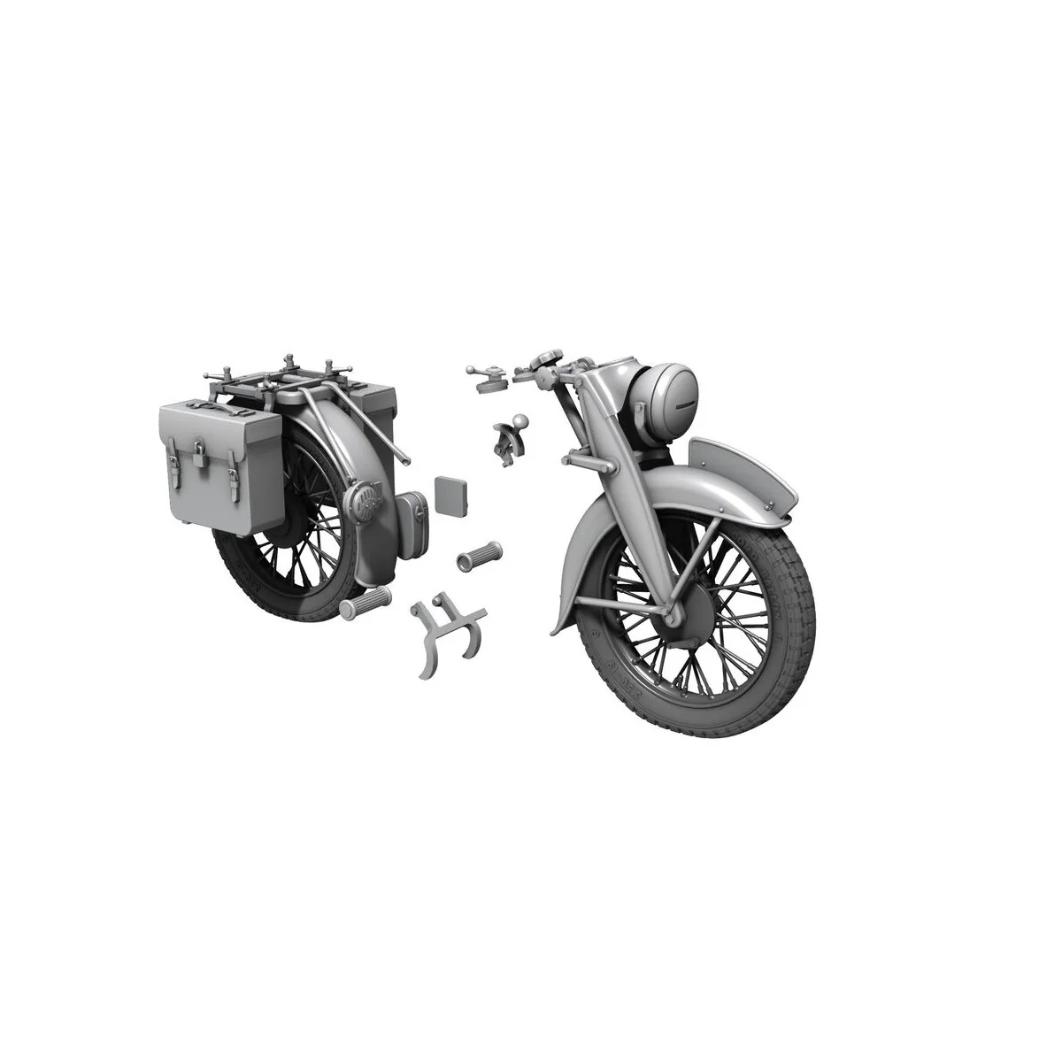 DKW NZ 350 Correction Set / for Tamiya kit, 1/35 - CMK 129-P35040