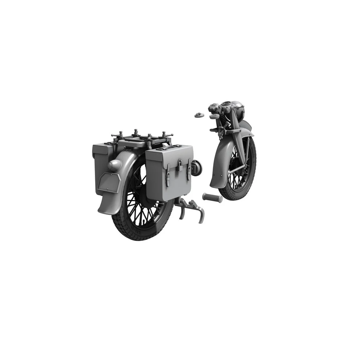 DKW NZ 350 Correction Set / for Tamiya kit, 1/35 - CMK 129-P35040