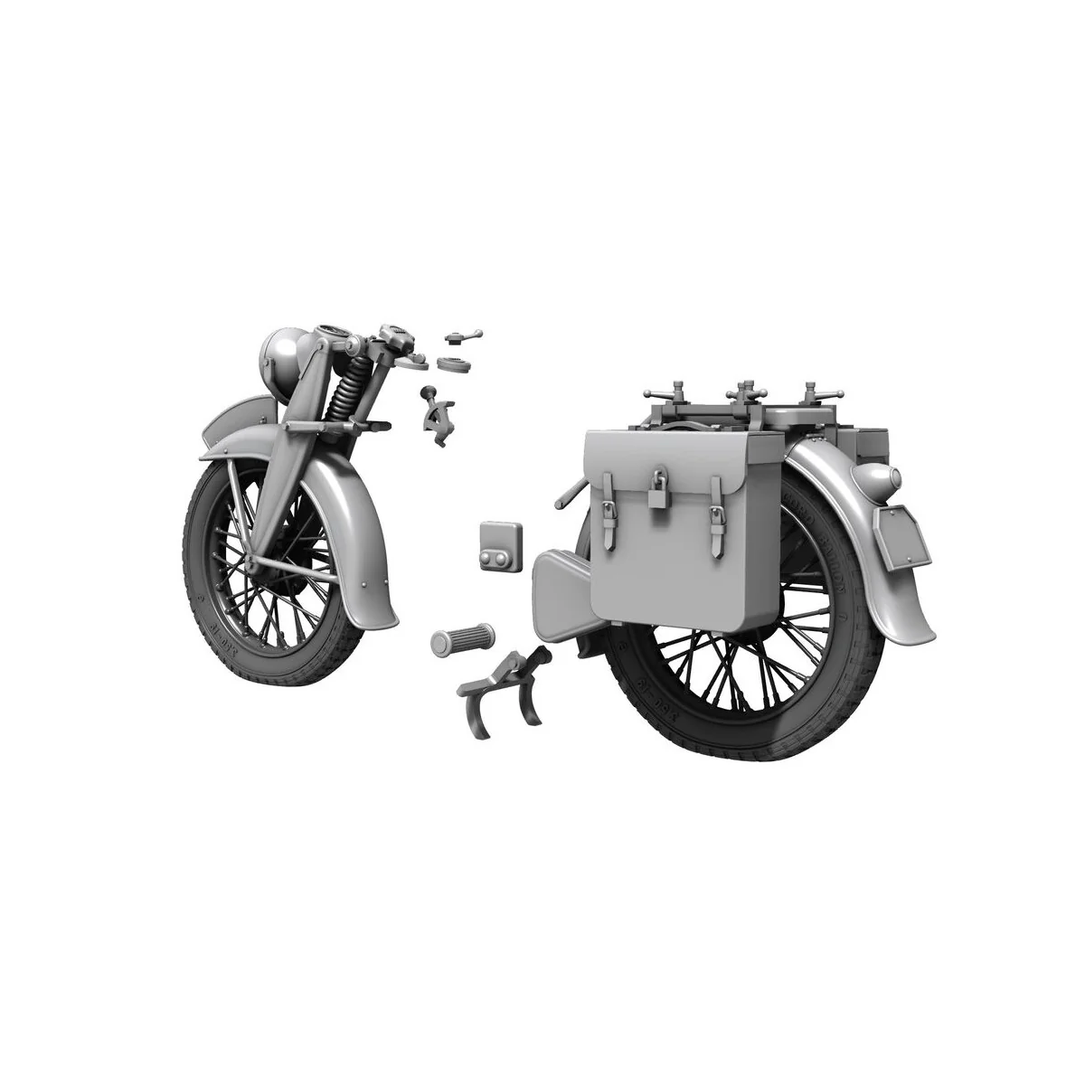 DKW NZ 350 Correction Set / for Tamiya kit, 1/35 - CMK 129-P35040