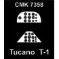 Short Tucano T.1 Cockpit set, 1/72 - CMK 129-7358
