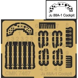 Junkers Ju 88A-1 Cockpit, 1/72 - CMK 129-7467