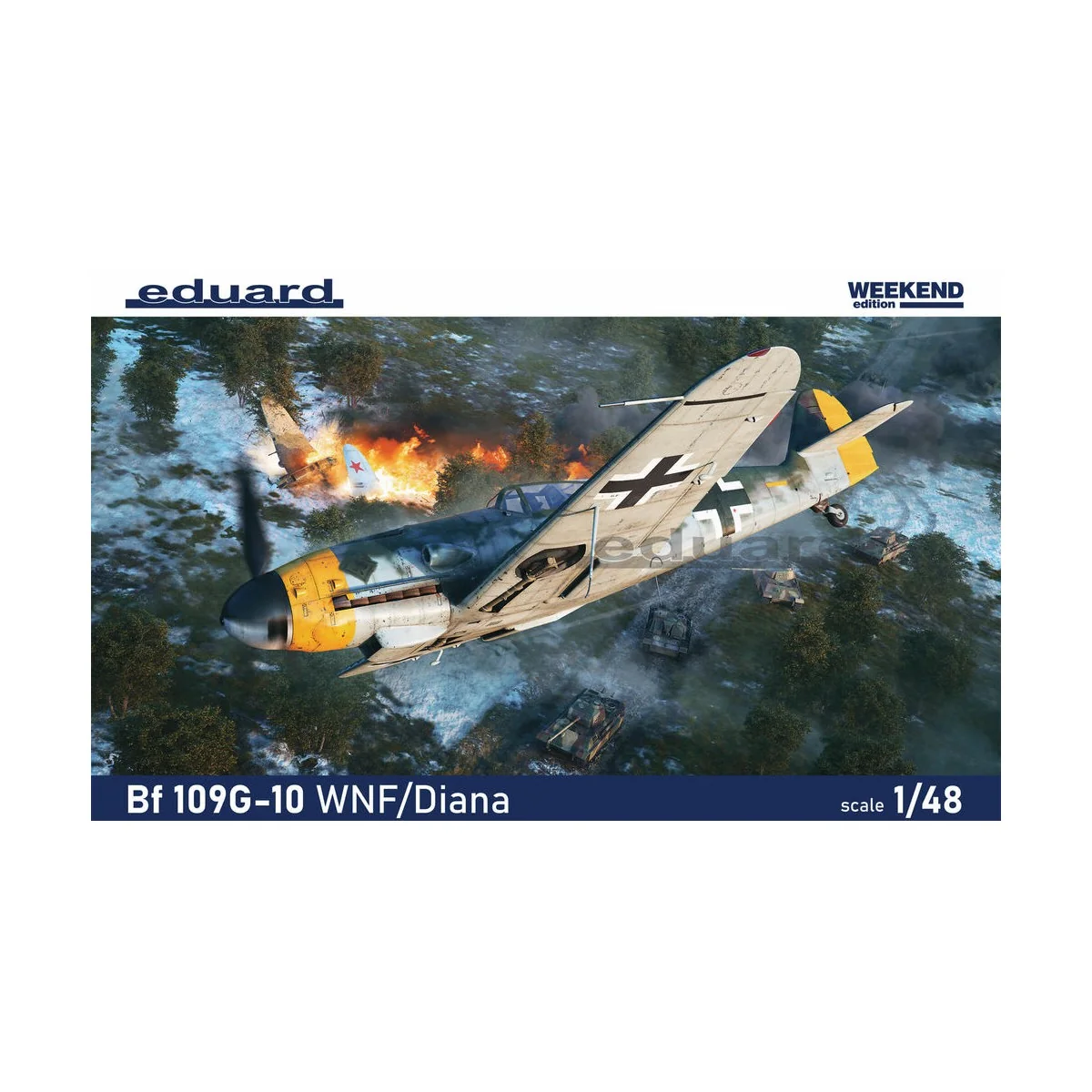 Bf 109G-10 WNF/Diana  Weekend edition - Eduard Plastic Kits 84182