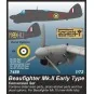 Beaufighter Mk.II Early Type Conversion set, 1/72 - CMK 129-7489