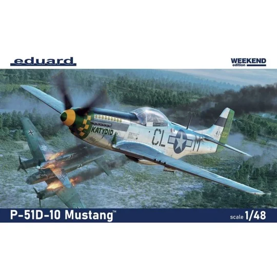 P-51D-10 Mustang Weekend edition, 1/48 - Eduard Plastic Kits 84184 P-51D-10 Mustang Weekend edition, 1/48 - Eduard Plastic Kits 84184