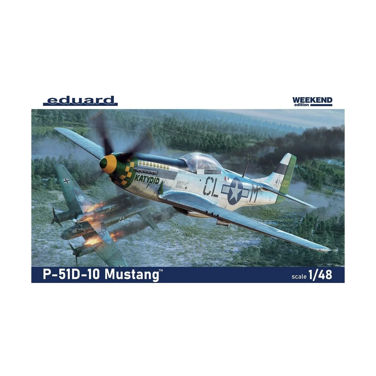 P-51D-10 Mustang Weekend edition, 1/48 - Eduard Plastic Kits 84184 P-51D-10 Mustang Weekend edition, 1/48 - Eduard Plastic Kits 84184