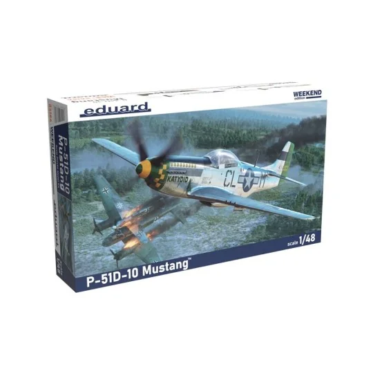 P-51D-10 Mustang Weekend edition, 1/48 - Eduard Plastic Kits 84184 P-51D-10 Mustang Weekend edition, 1/48 - Eduard Plastic Kits 84184