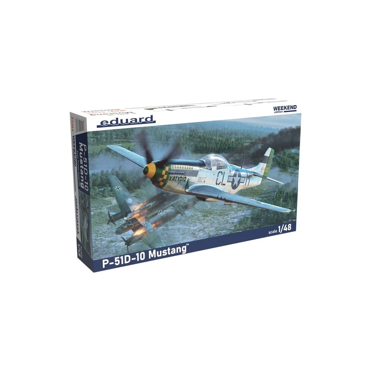 P-51D-10 Mustang Weekend edition, 1/48 - Eduard Plastic Kits 84184 P-51D-10 Mustang Weekend edition, 1/48 - Eduard Plastic Kits 84184