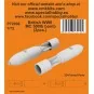 British WWII MC 500lb bomb Mk.IV (2pcs.), 1/72 - CMK 129-P72030