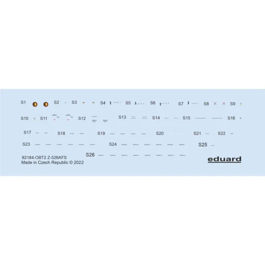 Z-526AFS Akrobat, 1/48 - Eduard Plastic Kits 84185 Z-526AFS Akrobat, 1/48 - Eduard Plastic Kits 84185