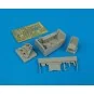 Fw 190 A-8/A-8 R2 cockpit set Für Tamiya-Bausatz, 1/48 - Aires 4303