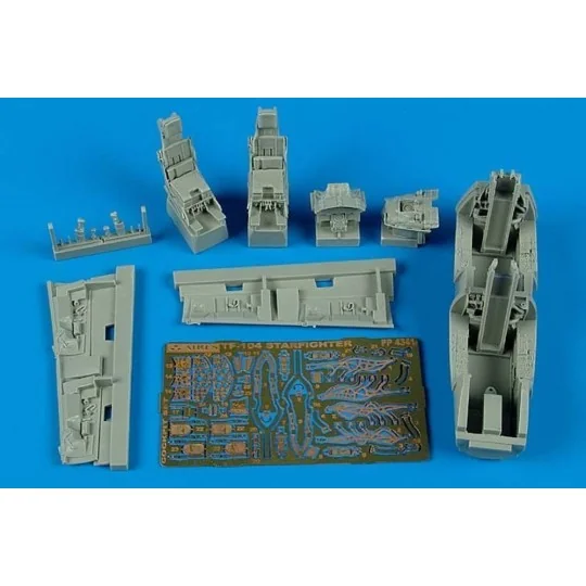 TF-104 Starfighter Cockpit Set für Hasegawa-Bausatz, 1/48 - Aires 4341