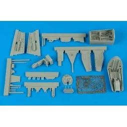 He 162A Cockpit Set And Wheel Bay für Tamiya Bausatz, 1/48 - Aires ... 2
