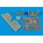 BF 109G-6 cockpit set Für FINE MODELS Bausatz, 1/72 - Aires 7156