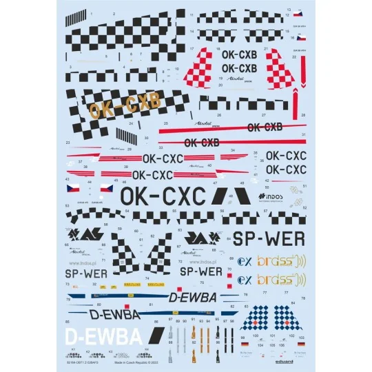 Z-526AFS Akrobat, 1/48 - Eduard Plastic Kits 84185 Z-526AFS Akrobat, 1/48 - Eduard Plastic Kits 84185