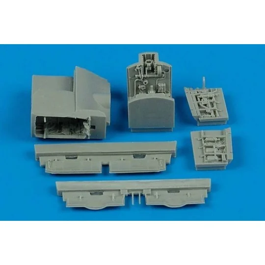AV-8B Harrier wheel bay für Hasegawa Bausatz, 1/72 - Aires 7177