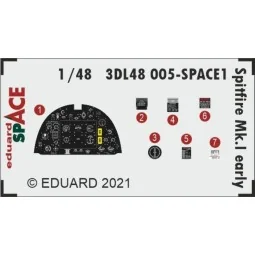 Spitfire Mk.I early SPACE 1/48 for EDUARD, 1/48 - Eduard Accessorie...