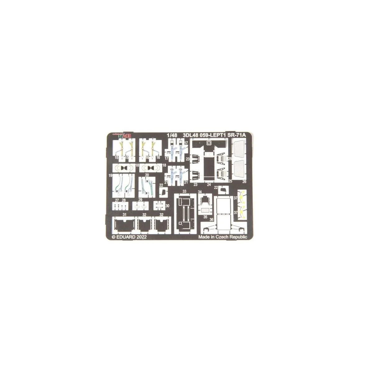 SR-71A SPACE for REVELL, 1/48 - Eduard Accessories 3DL48059