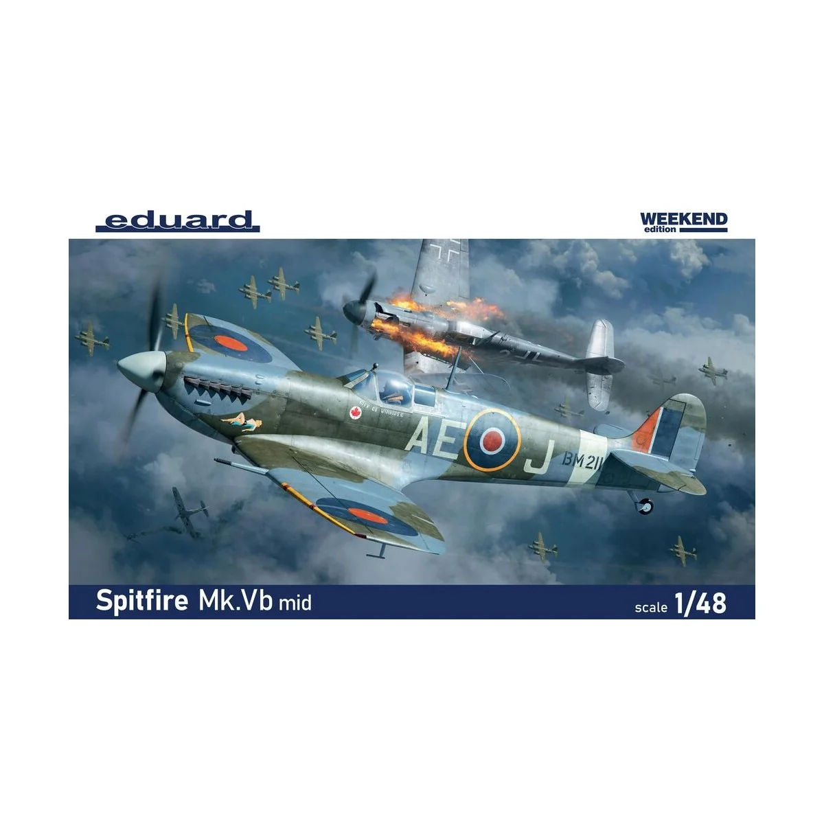 Spitfire Mk.Vb mid, Weekend edition, 1/48 - Eduard Plastic Kits 84186
