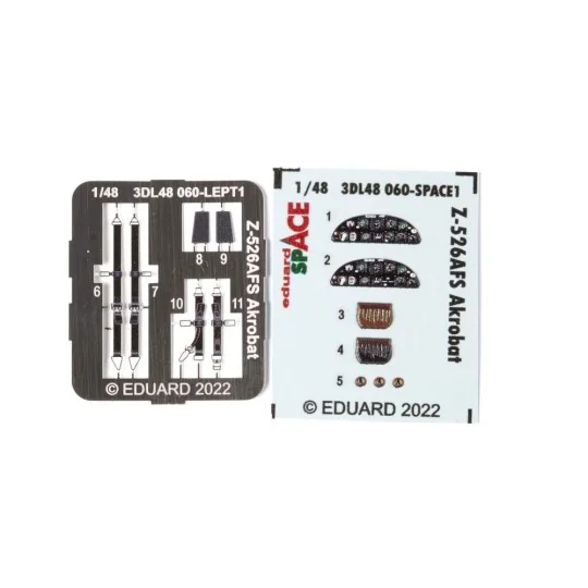 Z-526AFS Akrobat SPACE for EDUARD, 1/48 - Eduard Accessories 3DL48060
