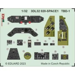 TBD-1 SPACE 1/32 TRUMPETER, 1/32 - Eduard Accessories 3DL32020 2