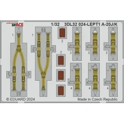 A-20J/K SPACE HKM, 1/32 - Eduard Accessories 3DL32024