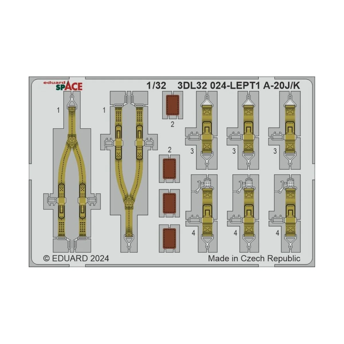 A-20J/K SPACE HKM, 1/32 - Eduard Accessories 3DL32024