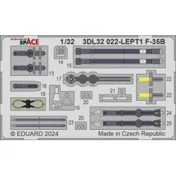 F-35B SPACE, 1/32 - Eduard Accessories 3DL32022 2