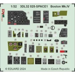Boston Mk.IV SPACE HKM, 1/32 - Eduard Accessories 3DL32025 2