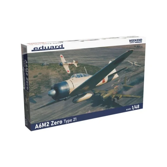A6M2 Zero Type 21 1/48 Weekend edition - Eduard Plastic Kits 84189