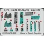 MiG-21PF SPACE 1/72 for EDUARD, 1/72 - Eduard Accessories 3DL72003