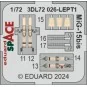 MiG-15bis SPACE, 1/72 - Eduard Accessories 3DL72026